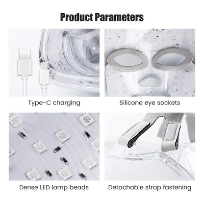 Rechargeable Facial LED Mask
